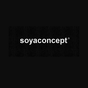 soya concept: black and cream smock dress
