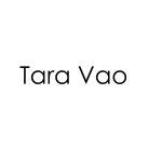Tara Vao: black and white sleeveless dress