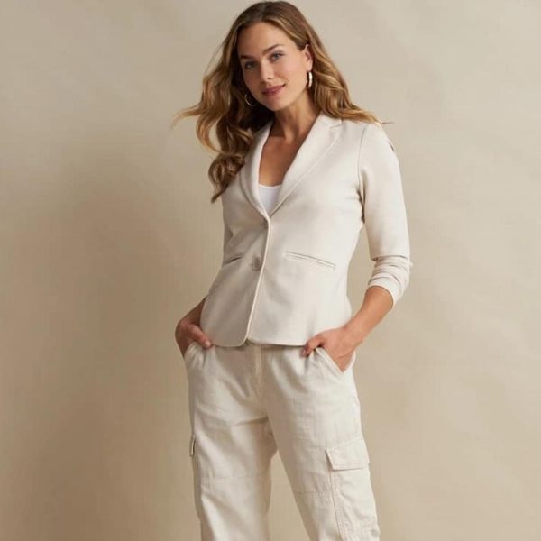 Red Button: cream jersey blazer