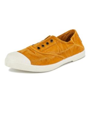 Natural World: mustard organic cotton pump