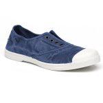 Natural World: navy organic cotton pump