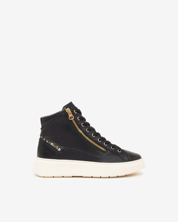 NeroGiardini: black leather ankle boot 20% off