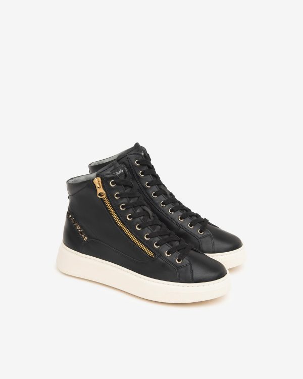 NeroGiardini: black leather ankle boot 20% off