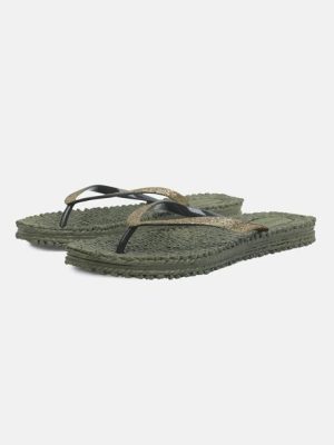 Ilse Jacobsen: olive flip-flops