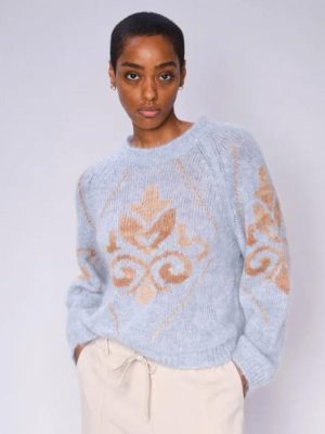 Mos Mosh: light blue mohair sweater