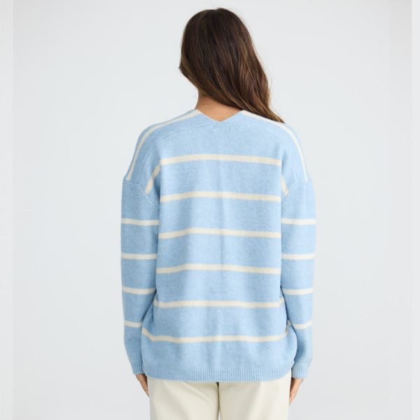 brave+true: blue and cream stripe sweater