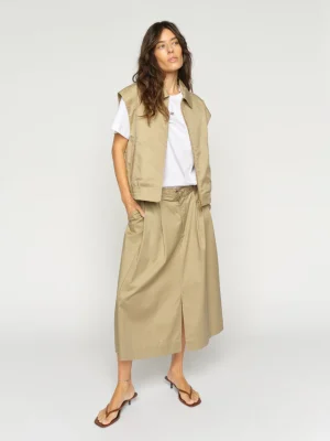 Mos Mosh: taupe belted skirt