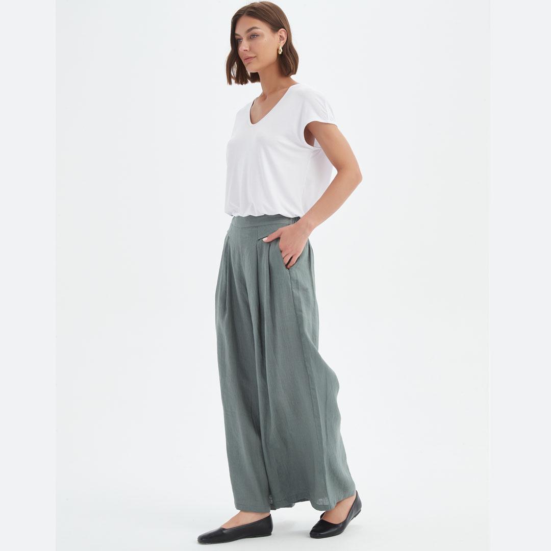 Tirelli: grey wide leg palazzo Tirelli: grey wide leg palazzo
