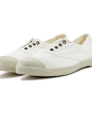 Natural World: white organic cotton pump