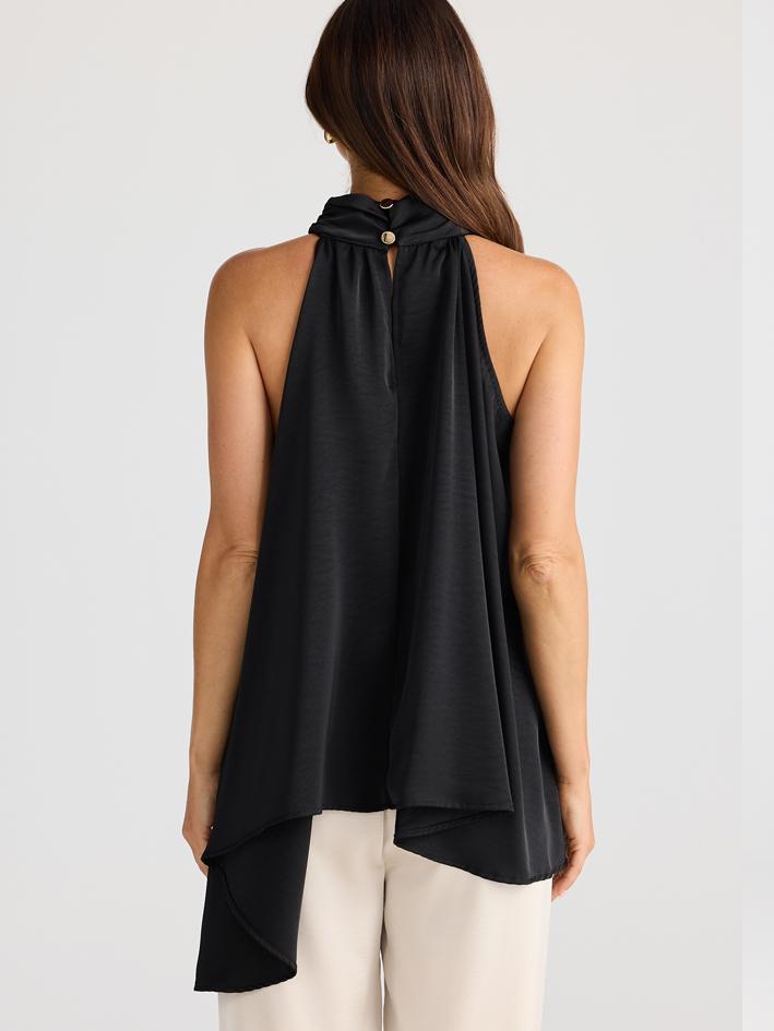 Brave and True: Black halter neck top Brave and True: Black halter neck top